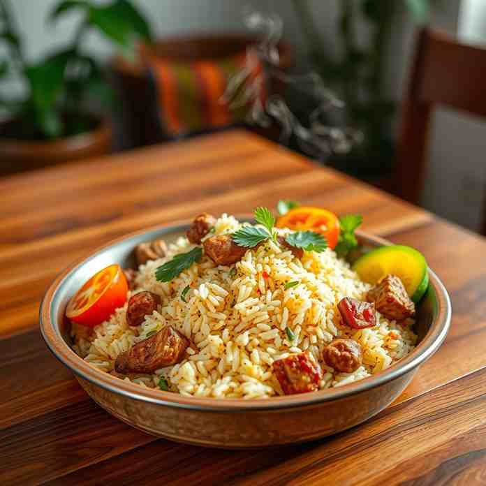 Meal Prep Rice - Burkina Faso Riz Gras Recipe (Easy)